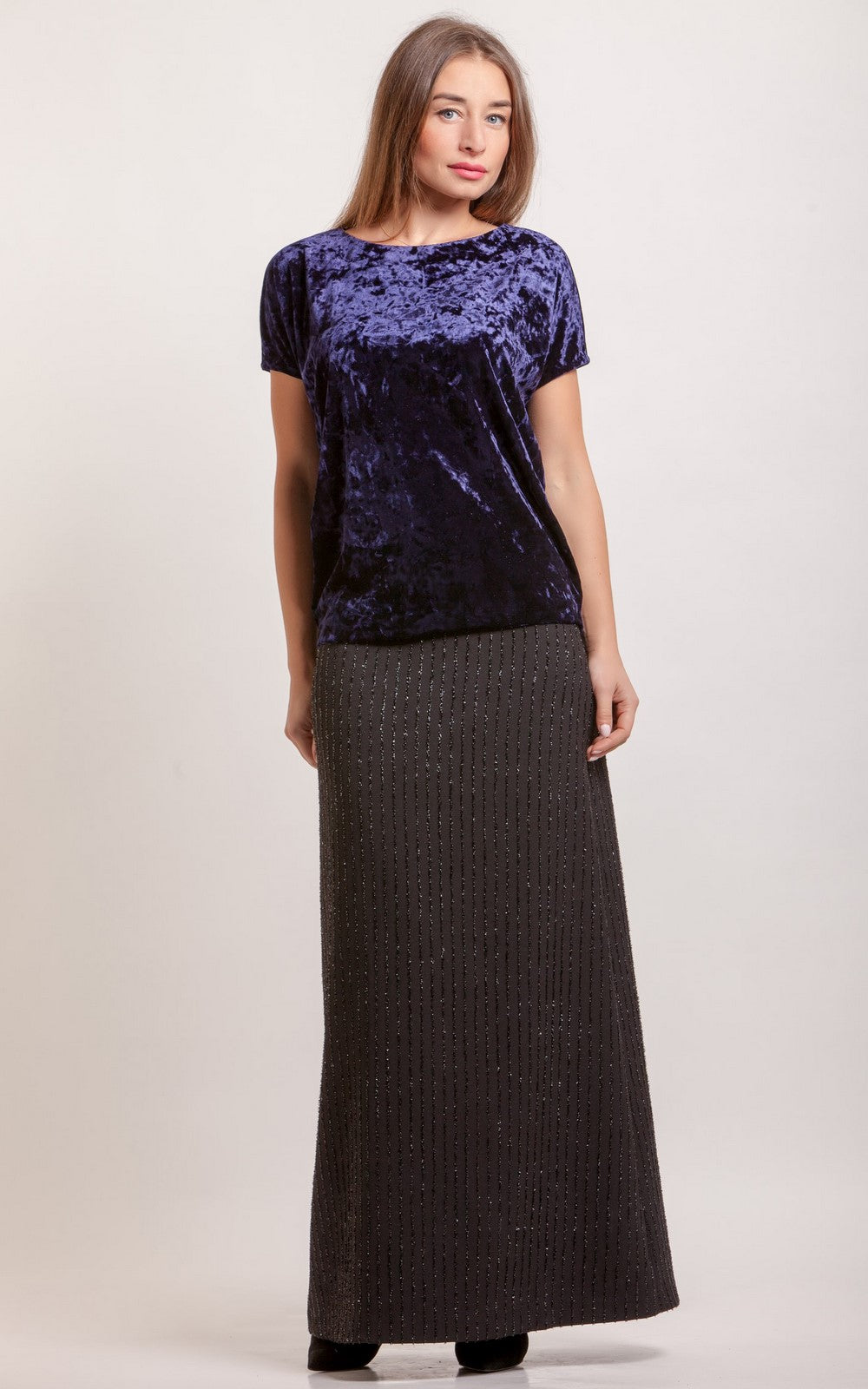 Velvet Loose-fit Top Olivia No10