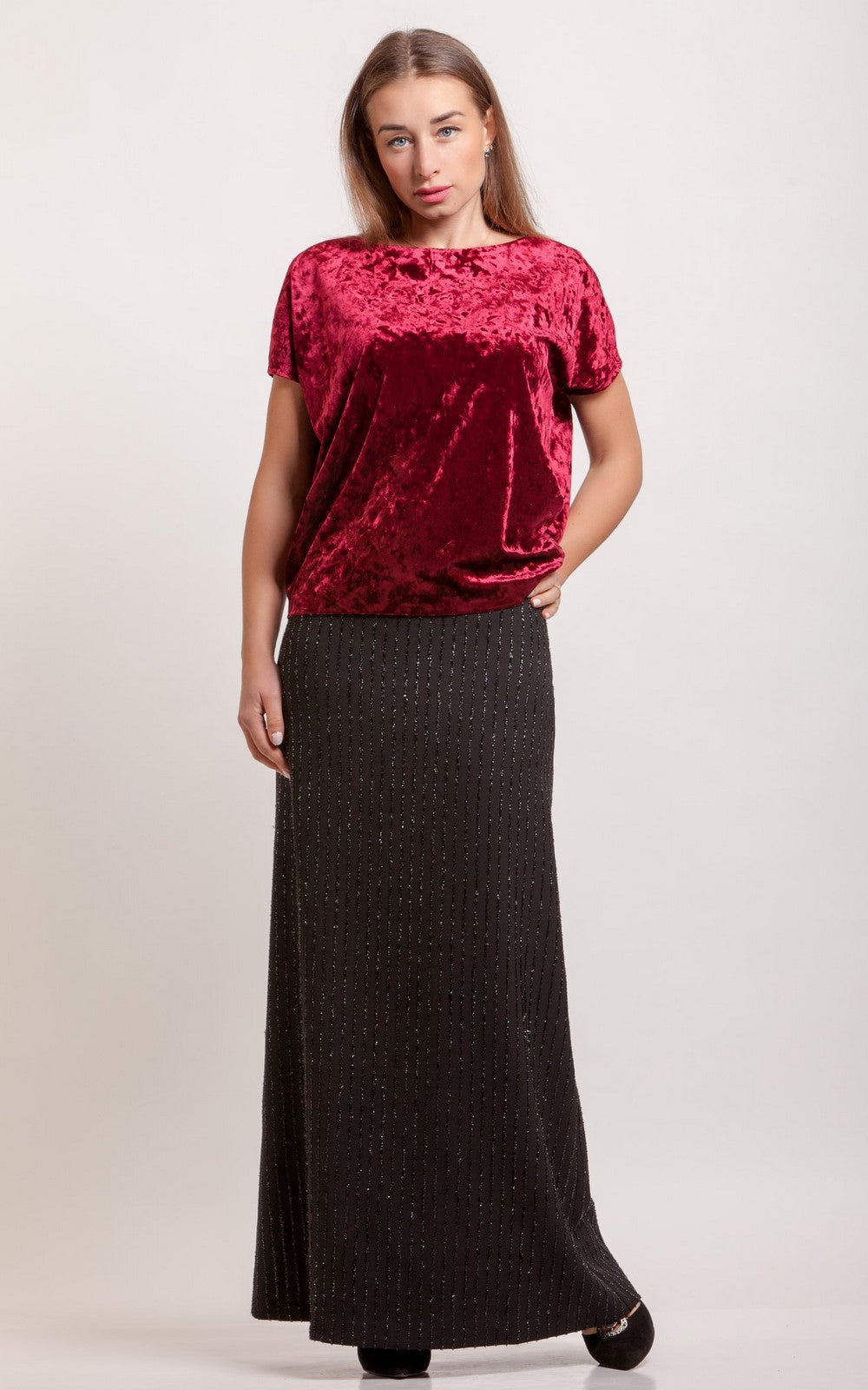 Velvet Loose-fit Top Olivia No7