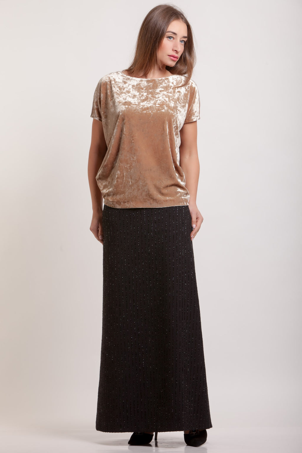 Velvet Loose-fit Top Olivia No8