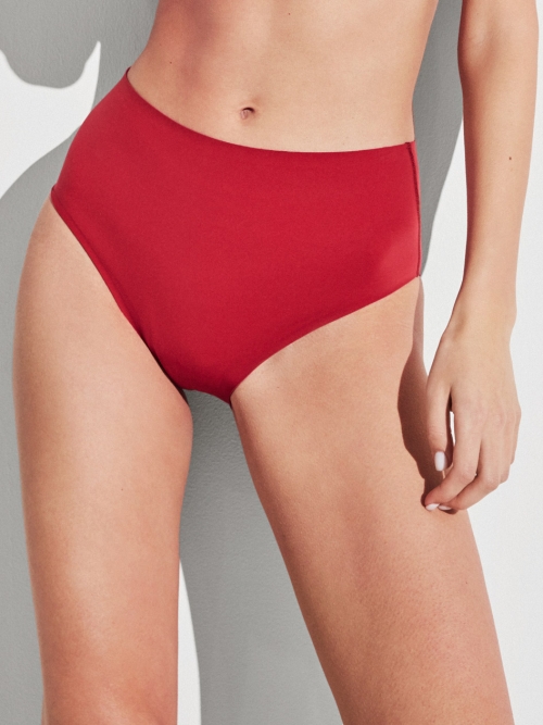 high-waisted slips-briefs in red color Magnolica