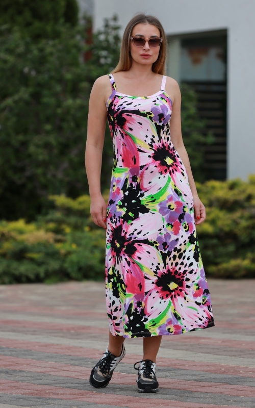 PINK SUMMER CASUAL DRESS Magnolica
