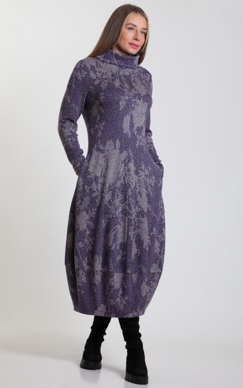 CASUAL purple DRESS Magnolica