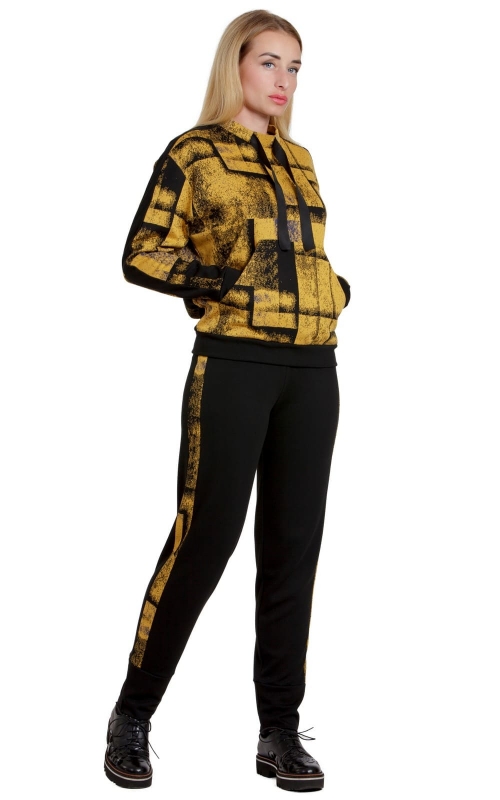Женский спортивный костюм Худи желтый Magnolica